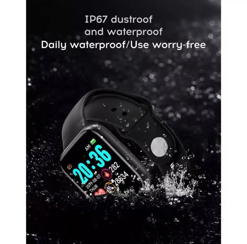 Smartwatch Relógio Inteligente Resistente Á Água Com Marcação De Batimentos Bluetooth
