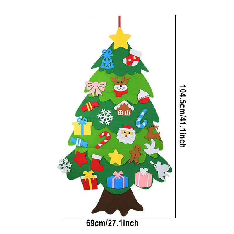 Árvore de Natal Infantil com velcro