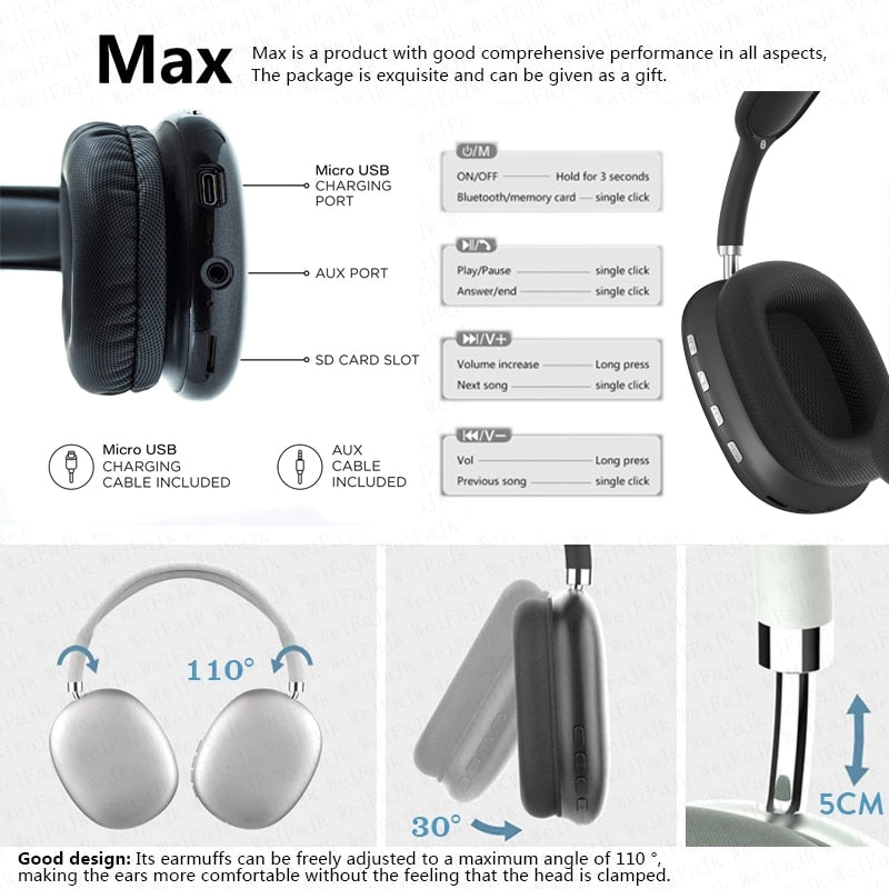 Fone Bluetooth Max